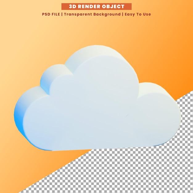 Icon 3d rendering Premium Psd