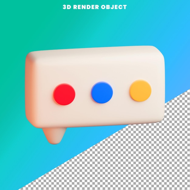 아이콘 3d 렌더링 프리미엄 Psd