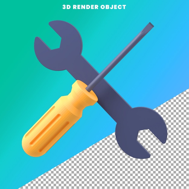 アイコン3DレンダリングプレミアムPsd