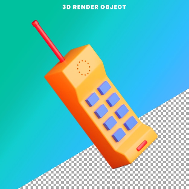 Icon 3d rendering premium psd