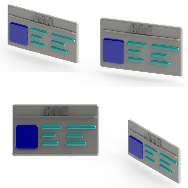 PSD icon 3d rendering student sign card