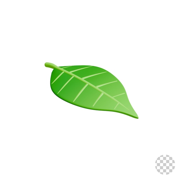Icon 3D van het blad