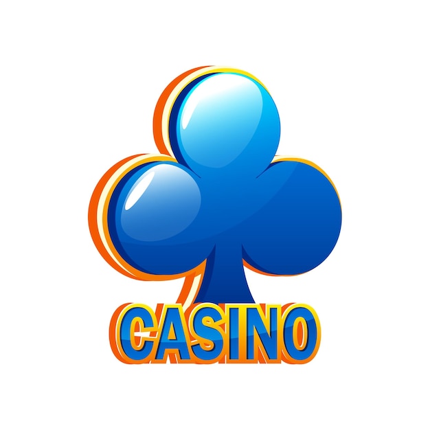 PSD icon casino met een club symbool