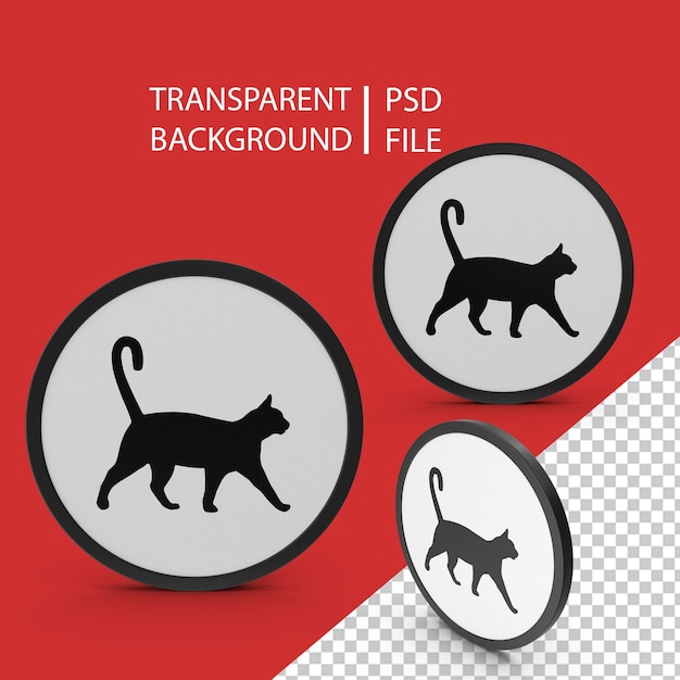 PSD icon cat png