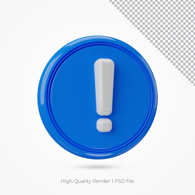 icon for composition Blue 3d rendering