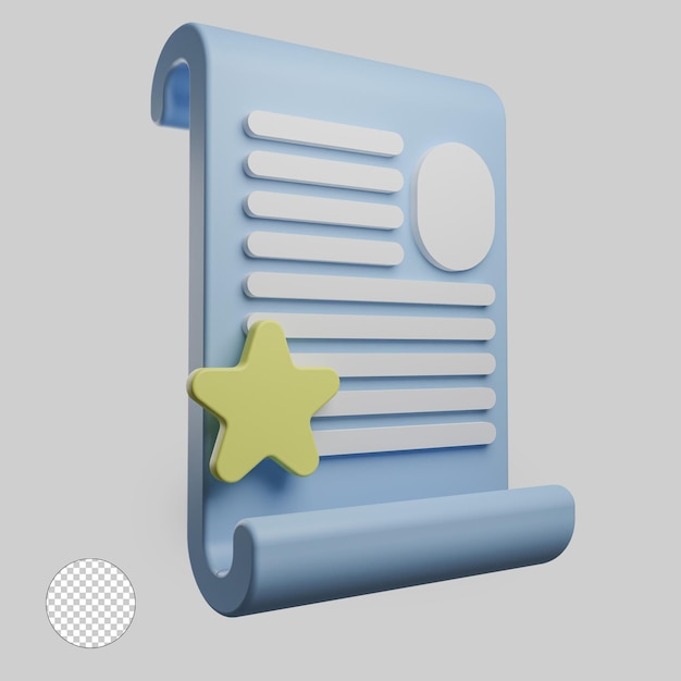 ICON DOCUMENT 3D RENDERING