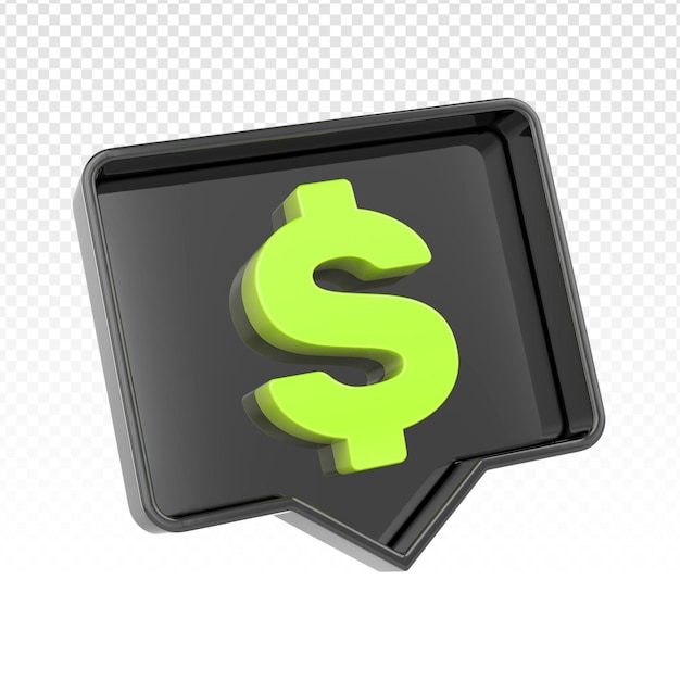 PSD icon dollar money