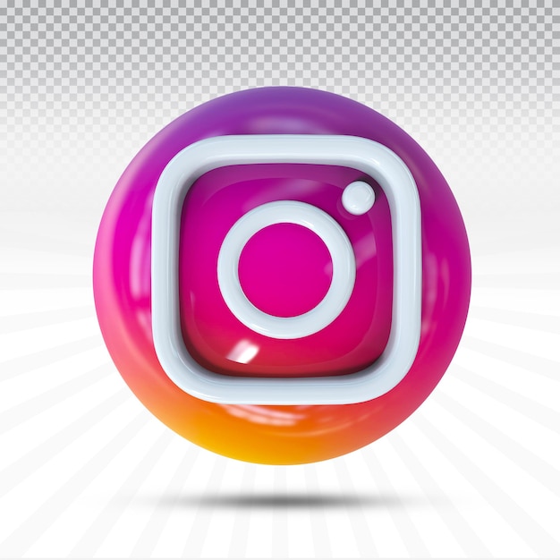 Icon instagram social media logos in modern style