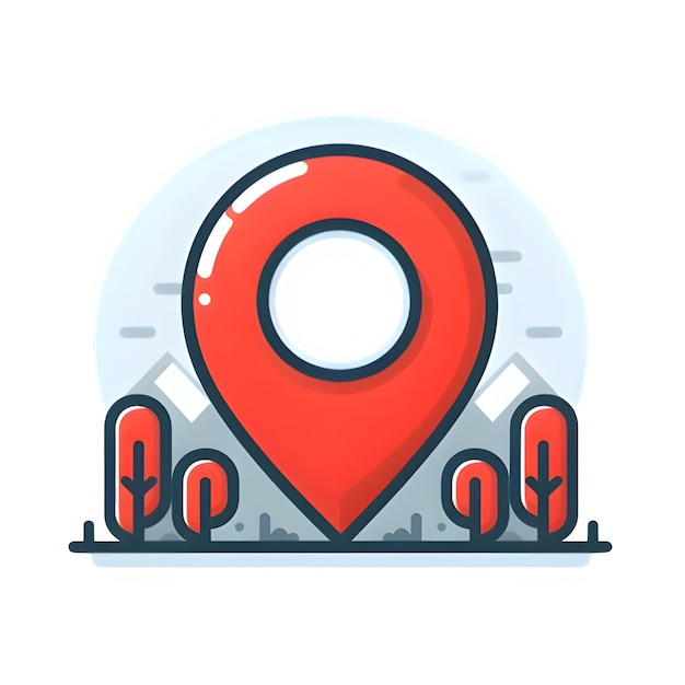 PSD icon locatie pin