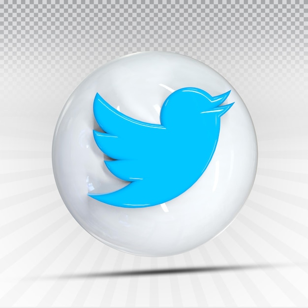 현대적인 스타일의 아이콘 트위터 소셜 미디어 로고