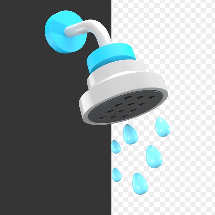 PSD icon van de 3d-badkamer