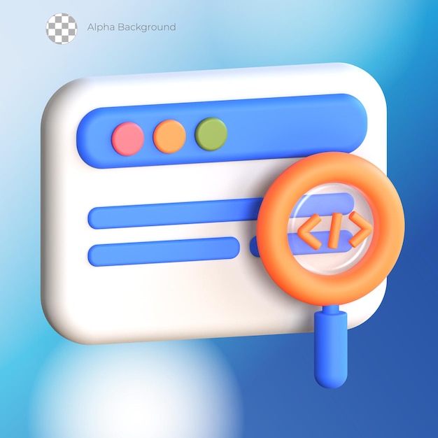 PSD icon van de 3d-trackingcode