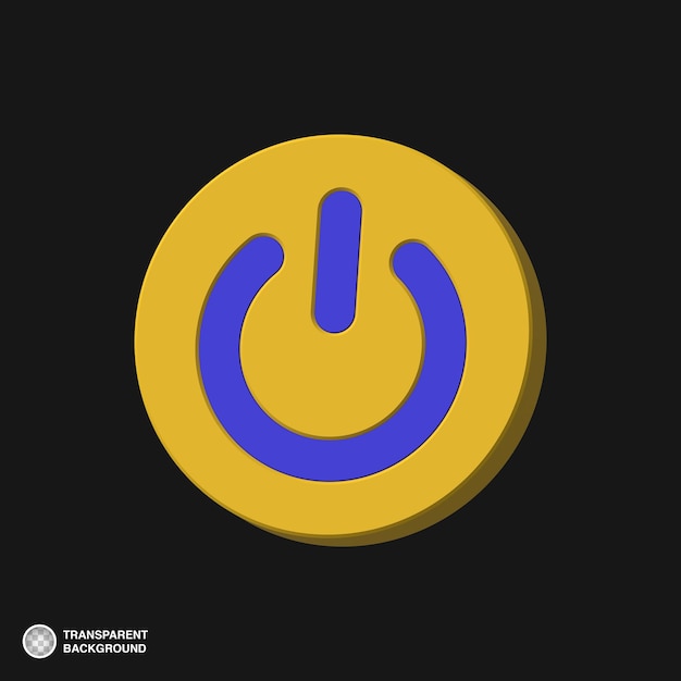 Icon van de aan/uit-knop