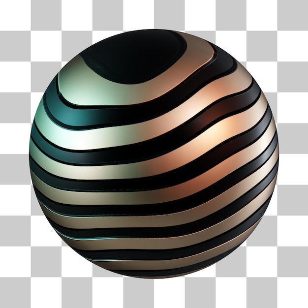 Icon van de planeet jupiter in 3d