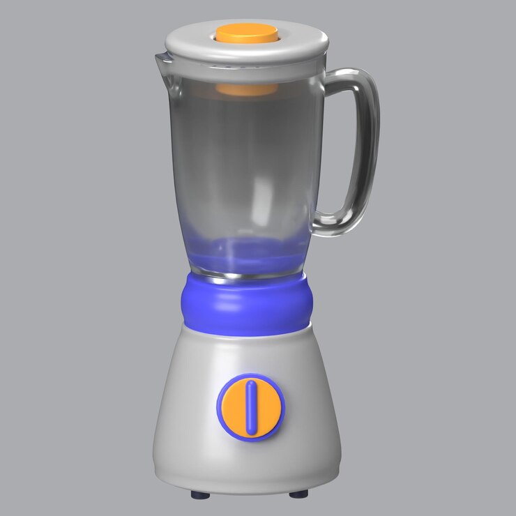 PSD icon van de sapblender 3d