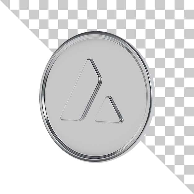 Icon van de zilveren munt van Avalanche
