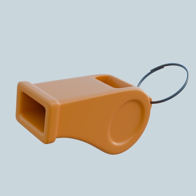 Icon van een 3D-fluitje