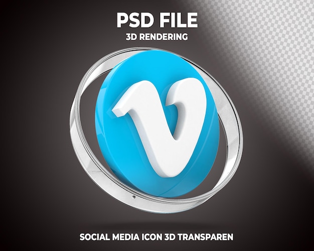 PSD icon vemio3d render concept