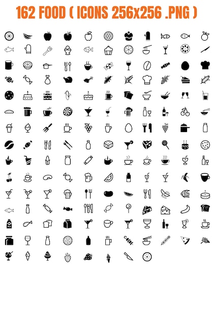 Iconen van voedsel 256x256 PNG 162