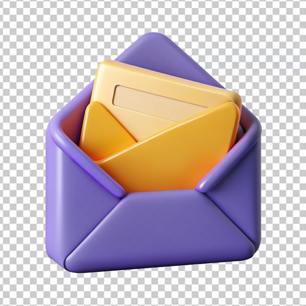 PSD iconen voor 3d-mail