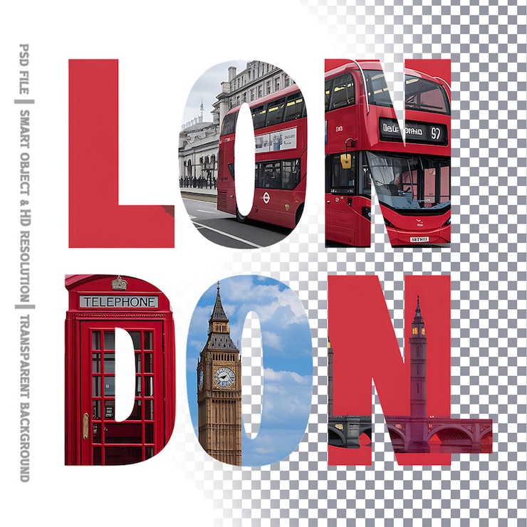 PSD iconic landmarks