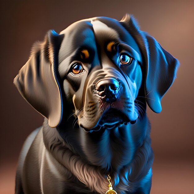 PSD iconische afbeelding van een labrador retriver