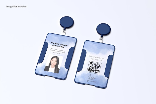 ID BADGE HOLDER MOCKUP