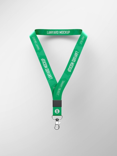 PSD id card lanyard mockup