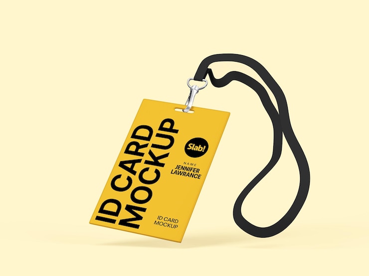 PSD id card mockup 5