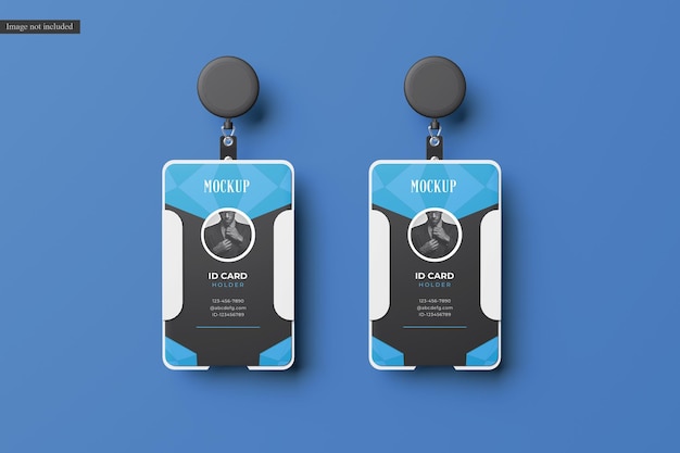 Id card mockup