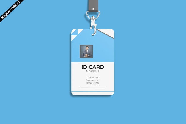 PSD id card mockup