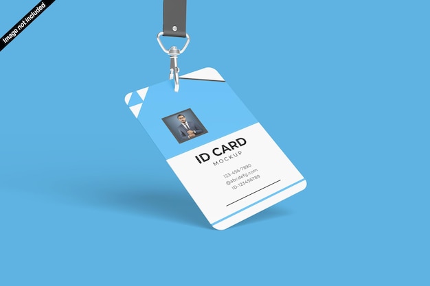 PSD id card mockup