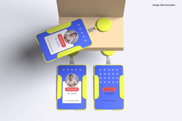 Id card mockup