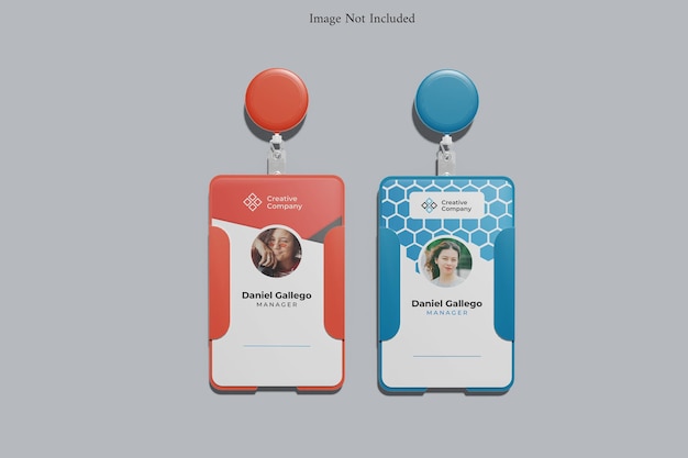 Id cards mockup