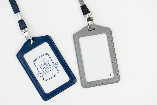 ID holder mockup