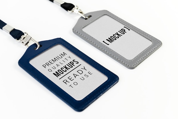 PSD id holder mockup