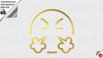 PSD idbadge gold texture vector icon psd transparent