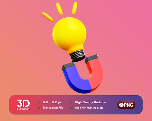 Idea icon 3d