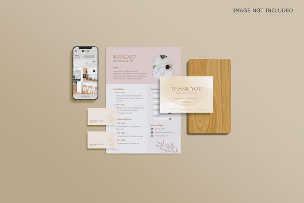 PSD identity branding briefpapier mockup