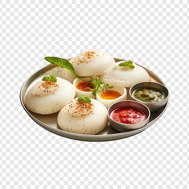 PSD idli isolated on transparent background