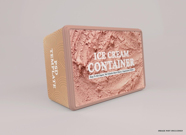 Ijscontainer mockup