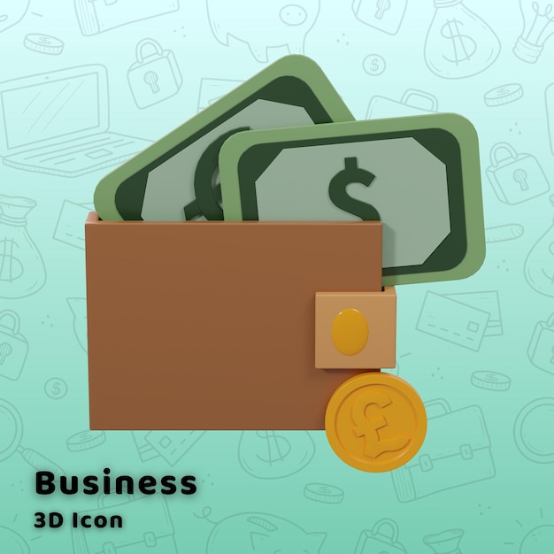 IKONA 3D BIZNESU I FINANSÓW