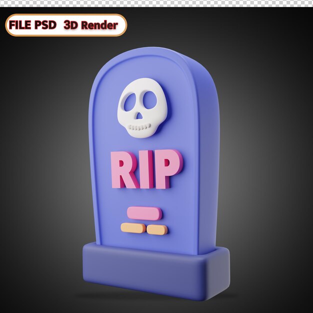 PSD ikona 3d halloween