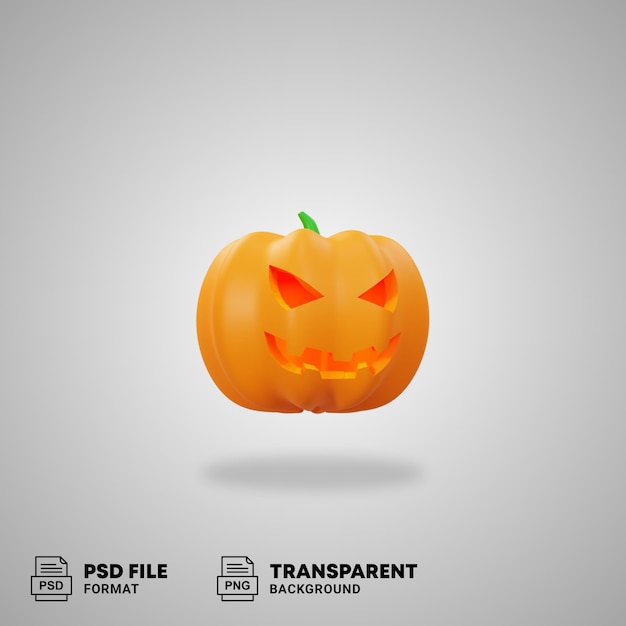 PSD ikona 3d na halloween