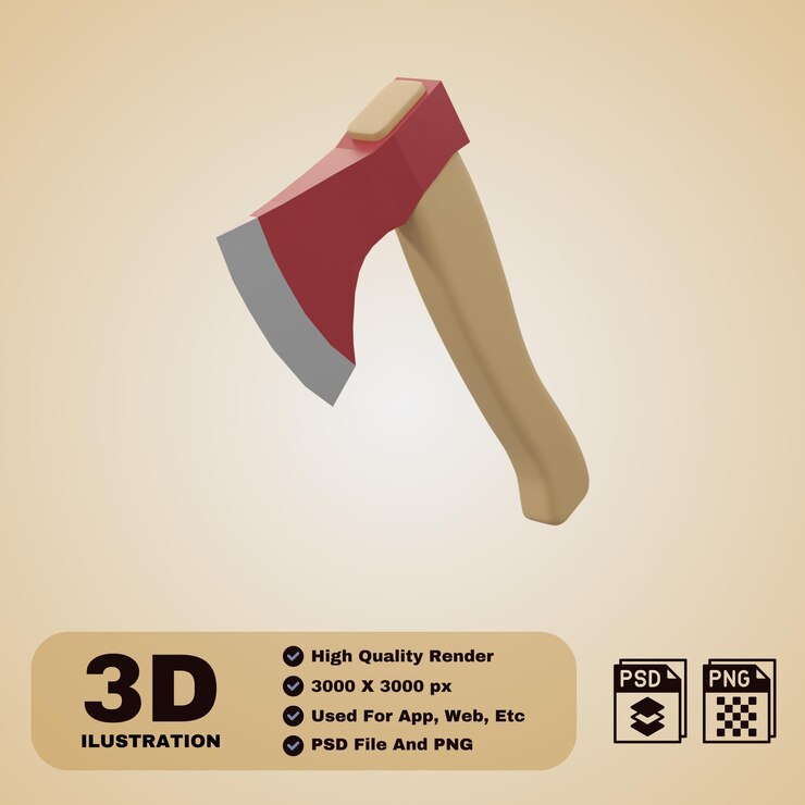 PSD ikona 3d na obóz letni