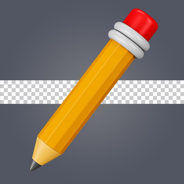 Ikona 3d Ołówka