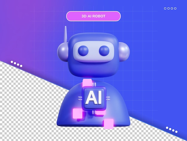 Ikona 3d Robota Ai