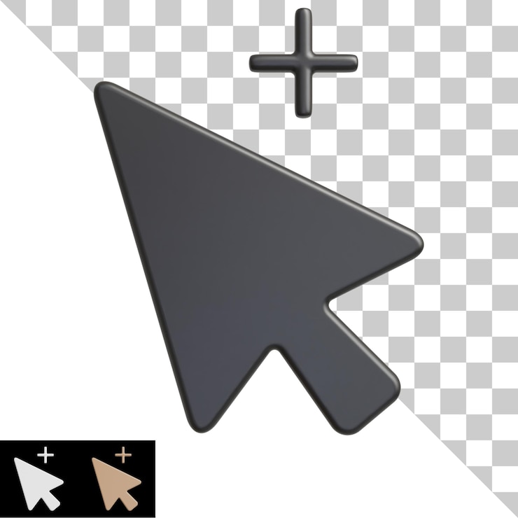 PSD ikona 3d z wariacją