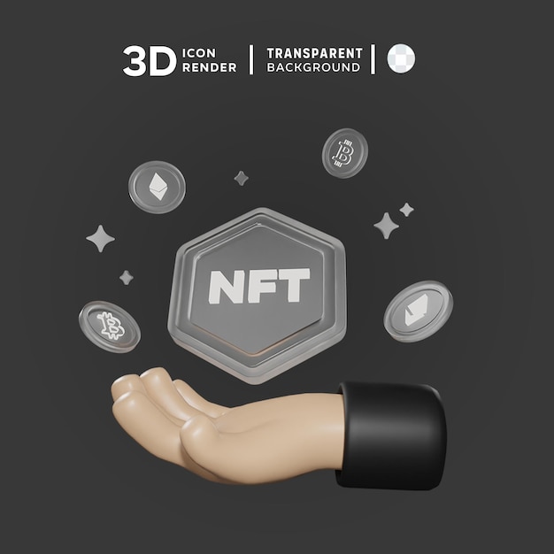 Ikona 3d Zbieranie Ilustracji Nft