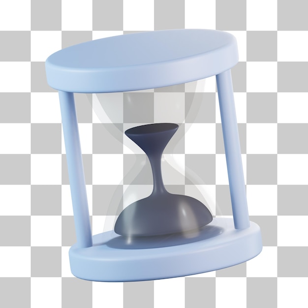 PSD ikona 3d zegara klepsydry